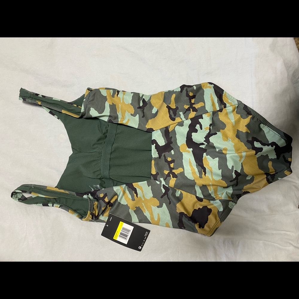 Nike one piece camo swimsuit size S